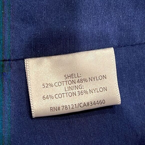 Eileen Fisher Rain Trench Coat Blue Notched Collar
Button Down Sz Medium EUC - Picture 10 of 11